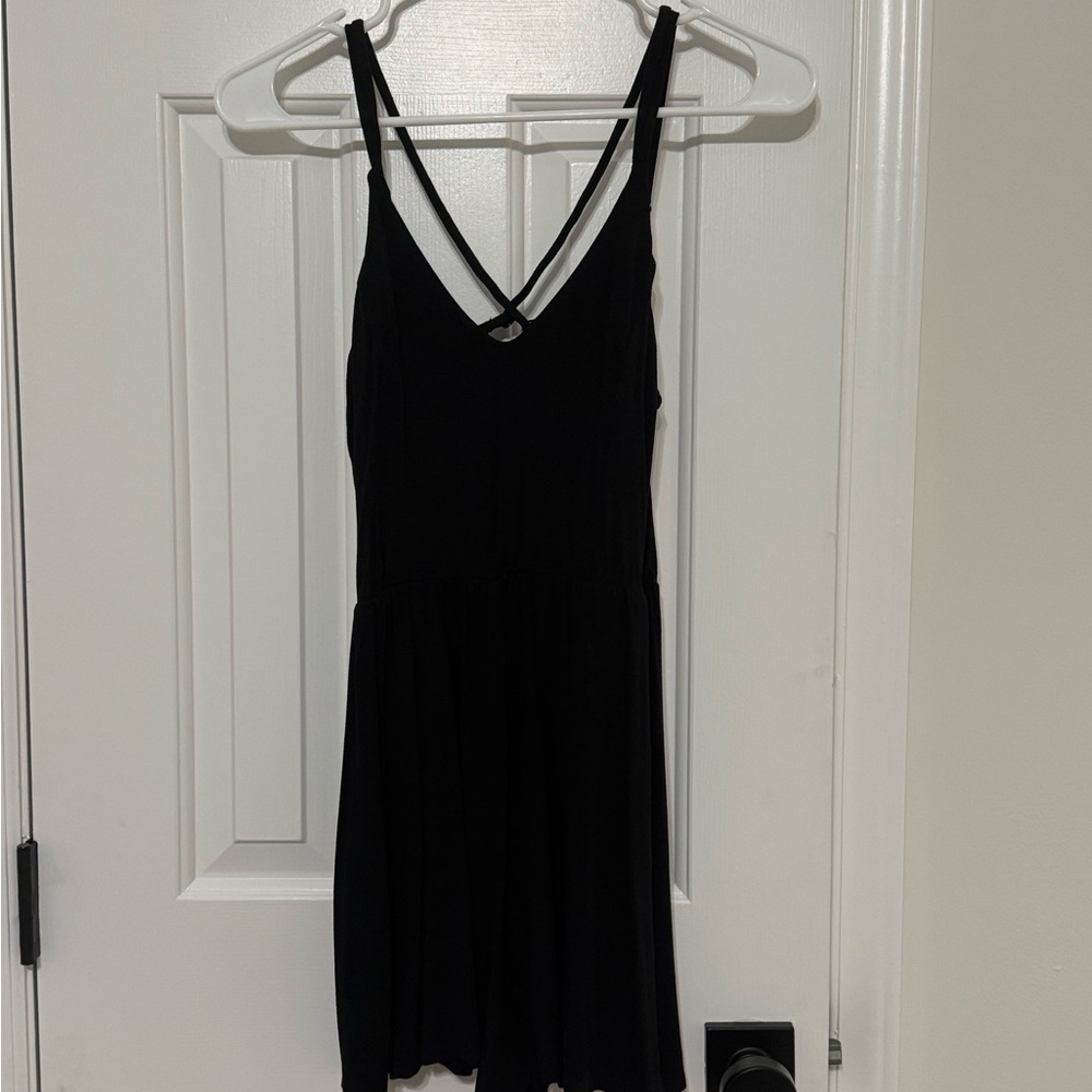 Strappy Black Romper
